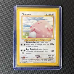 WOTC Pokemon TCG Chansey 31/105 Neo Destiny Uncommon Card Very - Image 3