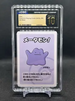 2019 Pokemon Playing Cards Japanese Old Maid Ditto 🔥CGC 10 PRISTINE🔥 - Image 1