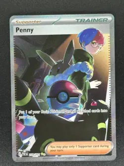 Penny 239/091 Paldean Fates Trainer Card Special Illustration Rare Pokemon TCG - Image 1
