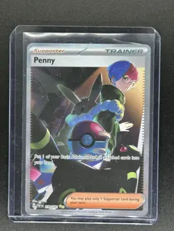 Penny 239/091 Paldean Fates Trainer Card Special Illustration Rare Pokemon TCG - Image 3
