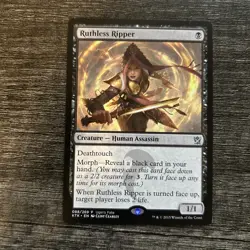 MTG 1x Ruthless Ripper x1 NM Ugin's Fate Promo - Image 1