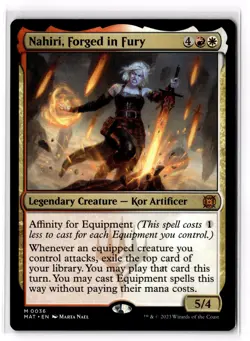 Nahiri, Forged in Fury 36 March of the Machine: The Aftermath Normal NM - Image 1