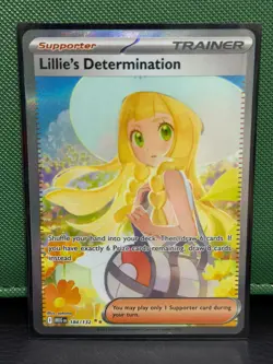 POKEMON Lillie's Determination Special Illustration Rare ME01: Mega Evo 184/132 - Image 1