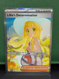 POKEMON Lillie's Determination Special Illustration Rare ME01: Mega Evo 184/132 - Image 3