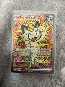 Meowth ex 121/088 ENGLISH Special Illustration Rare - Perfect Order SIR Pokemon - Image 1