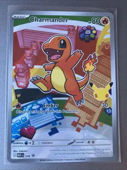 Pokemon TCG Charmander MEP 038 Black Star Promo First Partners Promo 30th - Image 1