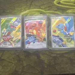 Pokemon TCG: First Partners Illustration Collection - Kanto Gen 1 - 037 038 039 - Image 1