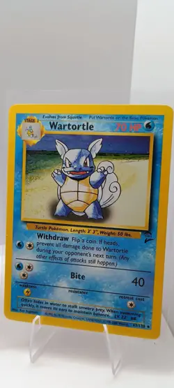 Pokemon Base Set 2 Squirtle Wartortle Blastoise Lot Wizards TCG 2000 English - Image 3