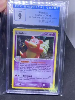 Pokemon 2004 Slowbro FireRed & LeafGreen #14/112 Cgc 9 Chumlee Collection - Image 1