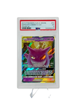 Pokemon Team Up Gengar & Mimikyu GX 53/181 Ultra Rare Holo TAG TEAM PSA 5 - Image 5