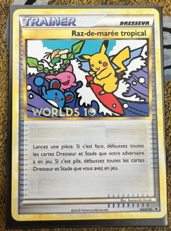 Pokemon FRENCH Tropical Tidal Wave (Raz de maree tropical) HGSS18 World 10 Promo - Image 1