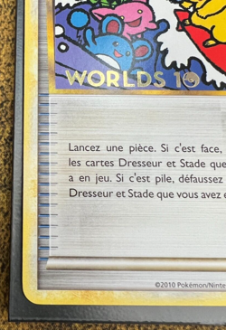 Pokemon FRENCH Tropical Tidal Wave (Raz de maree tropical) HGSS18 World 10 Promo - Image 5