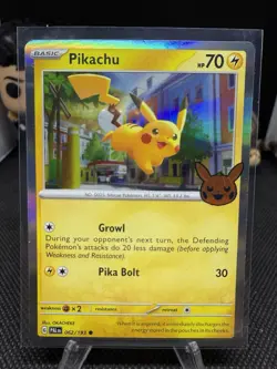 Pikachu 062/193 Trick or Trade Booster 2023 Holo - Image 1