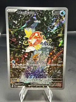 Pokemon TCG Magikarp 203/193 Sv02: Paldea Evolved Illustration Rare Holo - Image 1