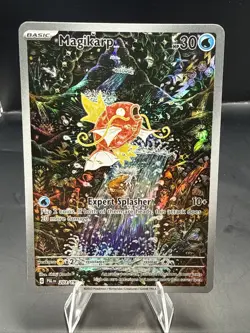 Pokemon TCG Magikarp 203/193 Sv02: Paldea Evolved Illustration Rare Holo - Image 2