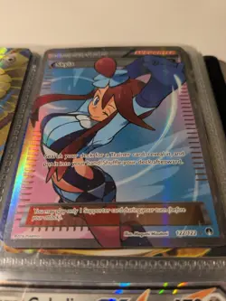 Pokemon Skyla Ultra Rare Full Art Trainer Holo 122/122 Breakpoint English - Image 3