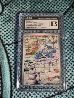 Pokemon Metagross Illustration Rare Holo Temporal Forces 178/162 180HP - Image 1
