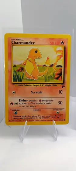 Pokemon TCG Base Set 2 Charmander Charmeleon Charizard Lot Wizards Holo Regular - Image 2