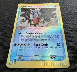 2003 Pokemon EX Dragon Gyarados 32/97 Reverse Holo Rare Vintage - Image 3