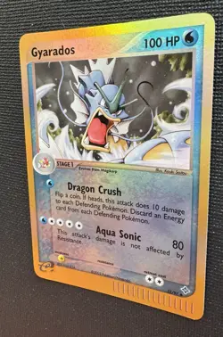 2003 Pokemon EX Dragon Gyarados 32/97 Reverse Holo Rare Vintage - Image 4