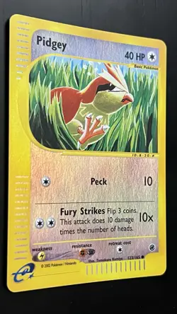 Pidgey 123/165 NM Expedition Base Set Reverse Holo Pokemon TCG - Image 4