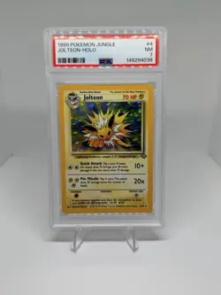 1999 POKEMON JUNGLE #4 JOLTEON-HOLO PSA 7 - Image 1