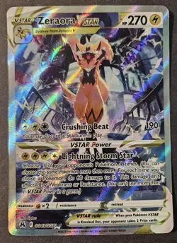 Pokemon TCG Zeraora VSTAR Crown Zenith: Galarian Gallery GG43/GG70 Holo NM - Image 1