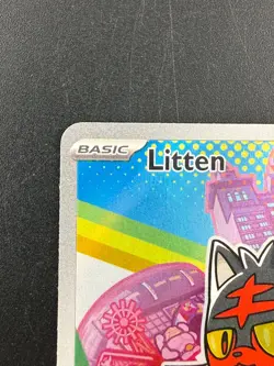 Pokemon TCG Litten 044 First Partner Illustration Black Star Promo NM - Image 2