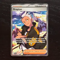 Drayton 232/191 Pokemon Surging Sparks SV Full Art Ultra Rare Holo NM - Image 1