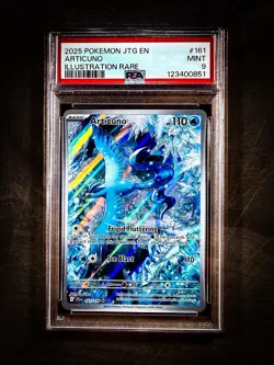 Pokemon TCG PSA 9 Articuno 161/159 Journey Together Full Art Illustration Rare - Image 1