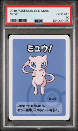 2019 POKEMON OLD MAID MEW PSA 10 - Image 1