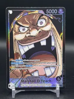 One Piece Marshall D. Teach Alternate Art OP09-081 Emperors In The New World NM - Image 1