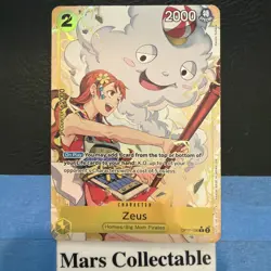 Zeus - OP11-106 (A Fist of Divine Speed) Alternate Art - Image 1