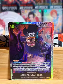 MARSHALL.D.TEACH (REPRINT) OP09-093 Premium Booster 2 Foil One Piece TCG NM - Image 1