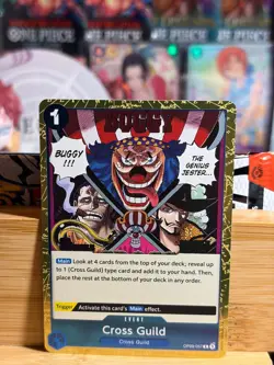 CROSS GUILD OP09-057 Emperors in the New World Rare Foil One Piece TCG Near Mint - Image 1