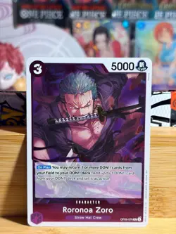 RORONOA ZORO OP09-076 Premium Booster -The Best- Vol. 2 Foil One Piece TCG NM - Image 1