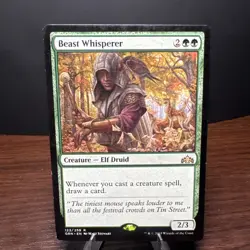 MTG Beast Whisperer Guilds of Ravnica Regular Card NM - Image 2