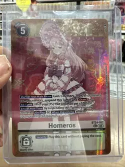 Digimon Card Game Homeros BT24-102 SEC Foil Time Stranger Secret Rare - Image 1