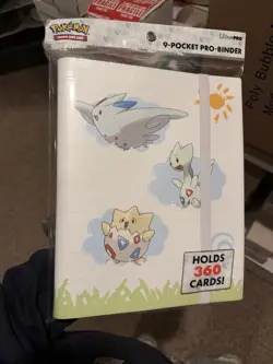 Official Pokemon Togepi Evolutions Binder 3x3 Sideways card entry - Image 1