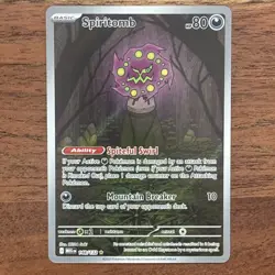 Pokemon TCG Spiritomb 148/132 Mega Evolution Illustration Rare Card NM - Image 1