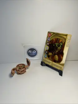Bakugan Battle Brawlers Subterra Gorem B1 Classic 510G W/Card RARE - Image 1