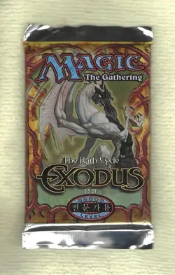 MTG "EXODUS" Korean 15-Card Booster Pack--Factory Sealed - Image 1