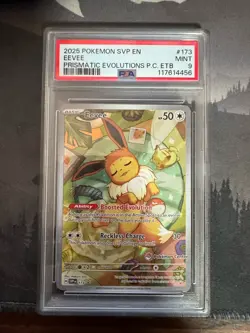 PSA 9 - Eevee - 173 (Pokemon Center Exclusive) 173 Sv: Promo Cards - Image 1