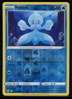 2021 Sword & Shield - Battle Styles Frillish Reverse Holo Pokemon Card #41 - Image 1