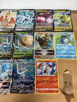 Pokemon *JUMBO* Card Lot Of 22 Oversized Cards Big V Max Espeon Deoxys Gx - Image 2