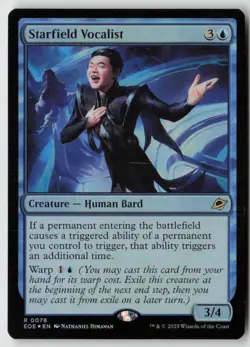 Starfield Vocalist Edge of Eternities (78) Foil - MTG - Image 1