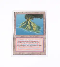 Volcanic Island Magic The Gathering MTG Revised Edition Dual Land - Image 1