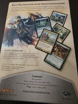 MTG MAGIC EVASIVE MANEUVERS COMMANDER 2013 C13 ENGLISH SEALED DECK FREE PRIORTY - Image 2