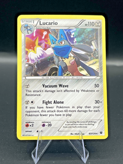 (NM) Lucario Holo 63/124 XY Fates Collide Pokemon TCG Card 317c-8 - Image 1