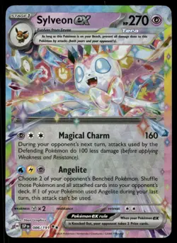 Pokemon Cards Sylveon ex 086/191 Surging Sparks Double Rare NM *2 - Image 1